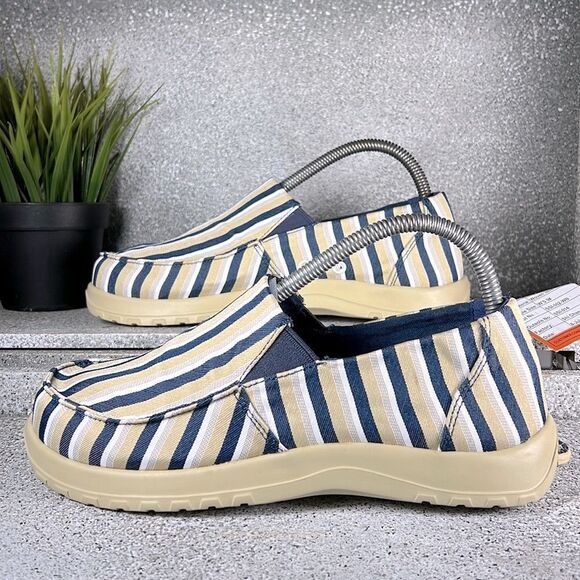 NWT Soft Science Durango Canvas Striped Slip On Sneakers Shoes Size 8 - Picture 1 of 8